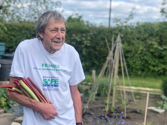 Harrogate 86-year-old Tom Skelling who is to set off on a 24-hour charity walk.