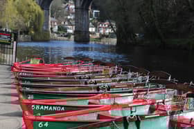 Scenes of rowing boats returning to the River Nidd in Knaresborough are a sign that  lockdown is truly easing.