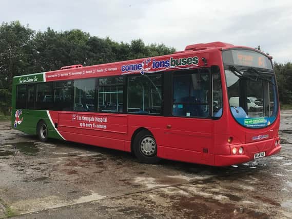 A Harrogate Connexions bus.