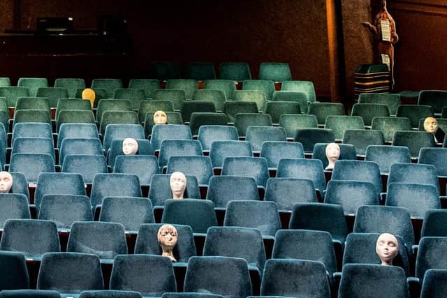 A section from one of the revealing photos of an empty Harrogate Theatre under lockdown. (Picture by Jude Palmer)