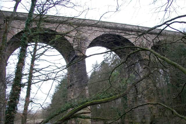 The incident occurred on the public footpath between Harrogate and Ripley at the Bilton Viaduct.