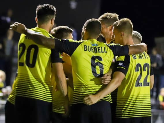 Harrogate Town were second in the National League standings, just four points behind leaders Barrow, when 2019/20 was abandoned. Picture: Matt Kirkham