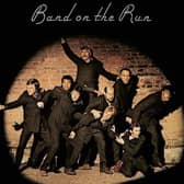 The cover of Paul McCartney & Wings' classic Band on the Run covers.