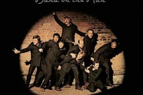 The cover of Paul McCartney & Wings' classic Band on the Run covers.