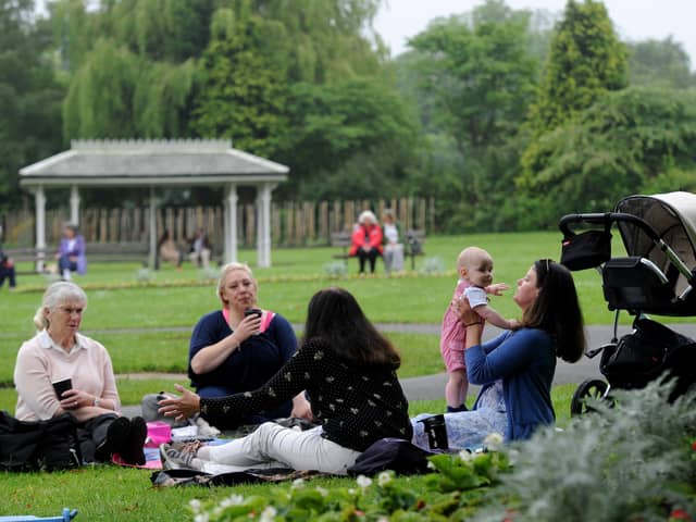 16th june 2020
Valley Gardens Harrogate
Pictured a busy Valley Gardens
Picture Gerard Binks