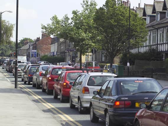 How car traffic on Skipton Road in Harrogate often looked pre-lockdown.