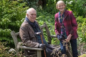 Alan Ayckbourn and his wife Heather Stoney