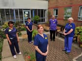 The Day Surgery Unit Team at Harrogate District Hospital front Jane Waton with from left Anie Abraham, Melanie Ball, Richard Dalton and Linda Spruce