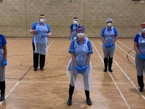 County Durham, Darlington and Teesside Childhood Immunisations Team in PPE.