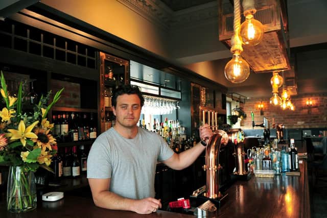John Quinlan, landlord of the Three's a Crowd pub in Harrogate has been preparing for his reopening to the public.