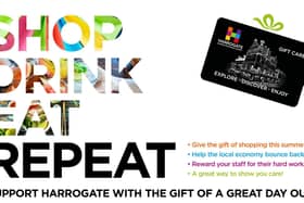 The advertising campaign has been launched by Harrogate BID urging more people to use their special gift card.