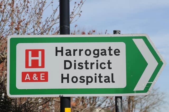 Visiting regulations have been updated at Harrogate Hospital.