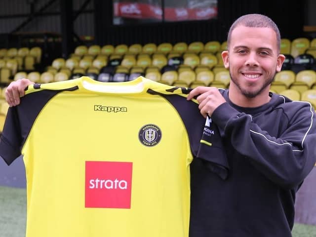 Aaron Martin signed for Harrogate Town from Guiseley in March. Picture: Matt Kirkham