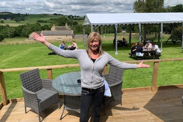 Emmerdale actress Claire King opens the Wellington Inn in Darley.