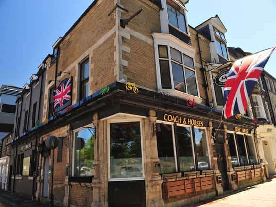 The landlord of the Coach & Horses faces a licence review tomorrow after a partial reopening in late May led to visits by officers from Harrogate council and the police.
