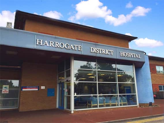 Harrogate District Hospital.