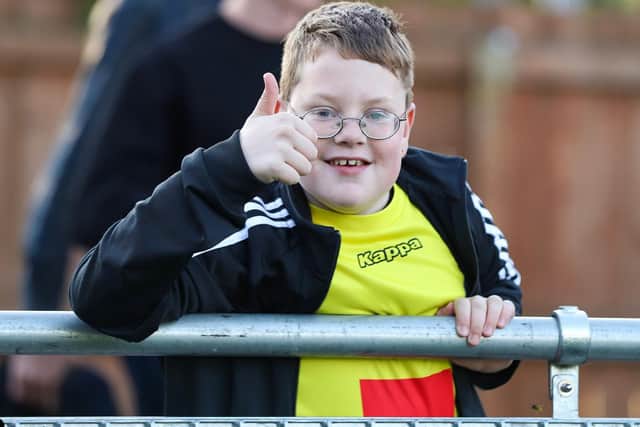 Harrogate Town fans have reacted positively to the news that there will be no increase in ticket prices for the 2020/21 season. Picture: Matt Kirkham