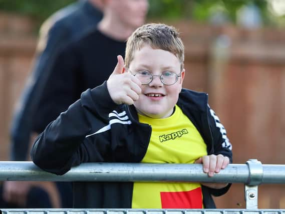 Harrogate Town fans have reacted positively to the news that there will be no increase in ticket prices for the 2020/21 season. Picture: Matt Kirkham