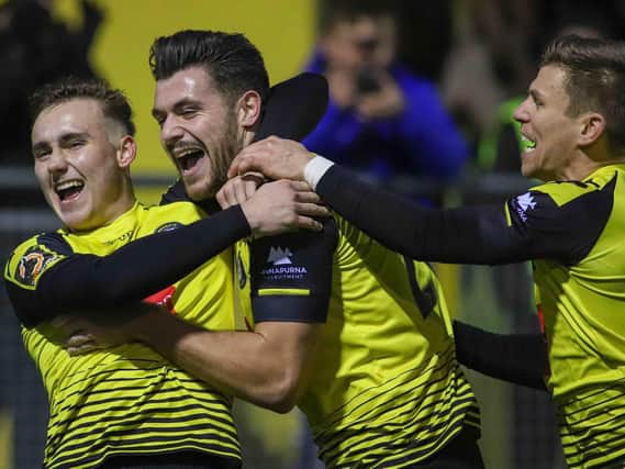Harrogate Town were second in the National League when 2019/20 was abandoned due to the coronavirus pandemic. Picture: Matt Kirkham