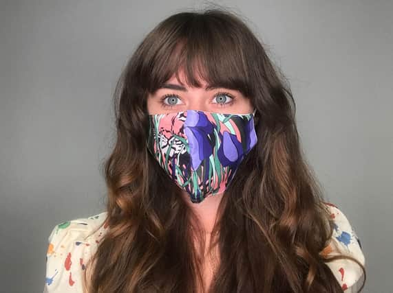 Big seller - The stylish face masks at Sophie Likes shop are handmade locally by Harrogate-based Kate Horner Ashworth.