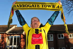This weekend's play-off final at Wembley Stadium is a dream come true for Harrogate Town's biggest 'super fan' 86-year-old John Walker.