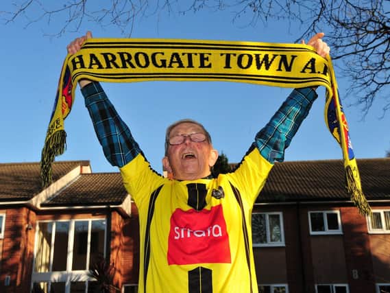 This weekend's play-off final at Wembley Stadium is a dream come true for Harrogate Town's biggest 'super fan' 86-year-old John Walker.