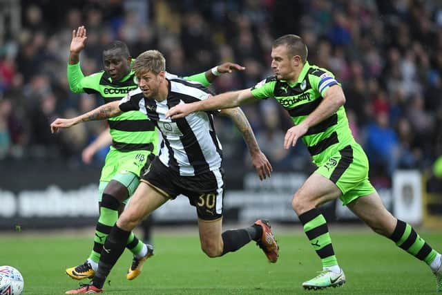 Jon Stead in action for previous club Notts County, back in 2017. Picture: Getty Images