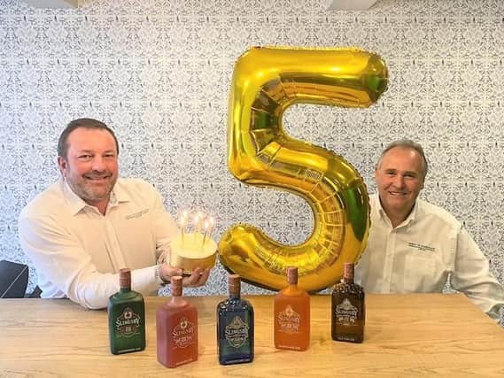 "We wouldnt be celebrating turning five without the help and support of our fantastic staff," - Co-founders of Spirit of Harrogate, Marcus Black and Mike Carthy.