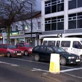 An example of busy traffic on Leeds Road in Harrogate.