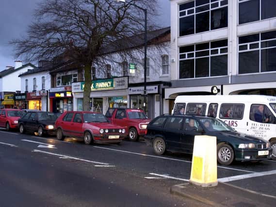 An example of busy traffic on Leeds Road in Harrogate.