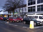 An example of busy traffic on Leeds Road in Harrogate.