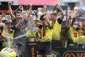 Harrogate Town beat Notts County at Wembley to secure promotion and are now planning a celebration this weekend.
