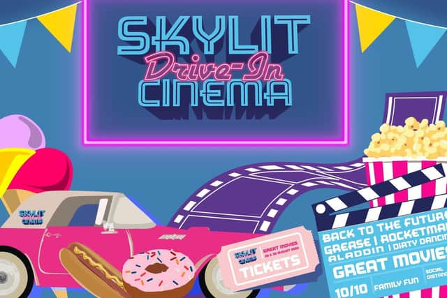 The Skylit Drive-in cinema will be in Harrogate over the Bank Holiday weekend.