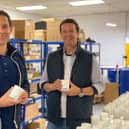 Harrogate Organics Company's founders Dan Simpson and Andy Burrows.