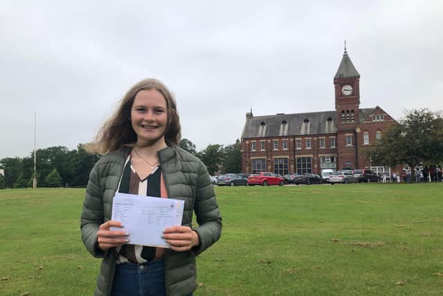 Athlete Abi Smith is considering a full time career in cycling after receiving her A Level results from Ripon Grammar School.
