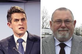 North Yorkshire Lib Dem leader Coun Geoff Webber (right) has said the Education Secretary Gavin Williamson (left) should resign.