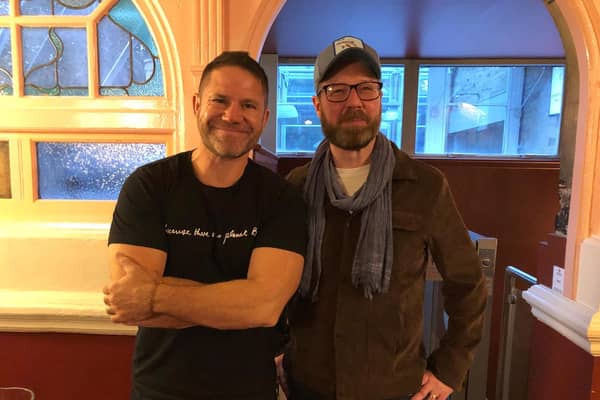 Harrogate artist Christian Alexander Bailey meets TV adventurer, naturalist and broadcaster Steve Backshall.