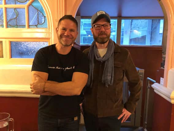 Harrogate artist Christian Alexander Bailey meets TV adventurer, naturalist and broadcaster Steve Backshall.