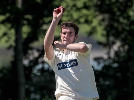 Helperby CC skipper Dan Marston was in fine form with the ball as his side routed Blubberhouses in Division One of the Theakston Nidderdale League. Picture: Caught Light Photography