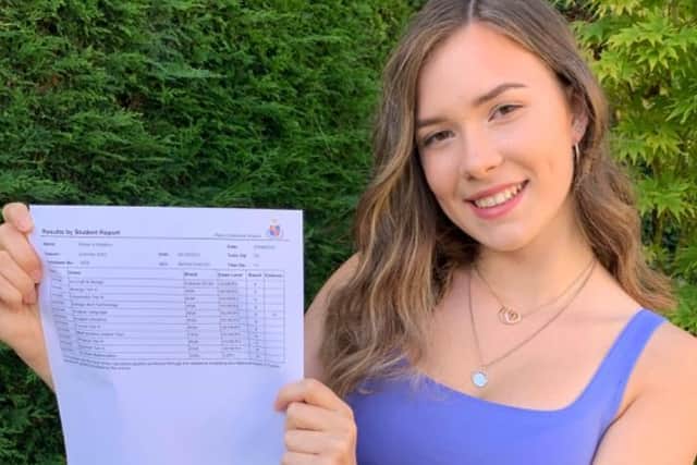 Eloise Hopkins, from Ripon, received 11 grade 9s.