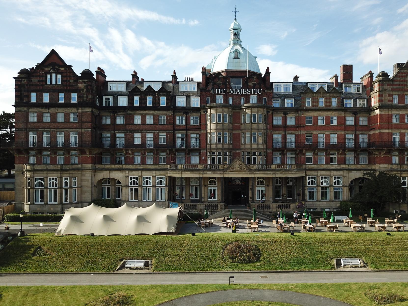 Harrogate hotel erects giant marquee for an al fresco and live music