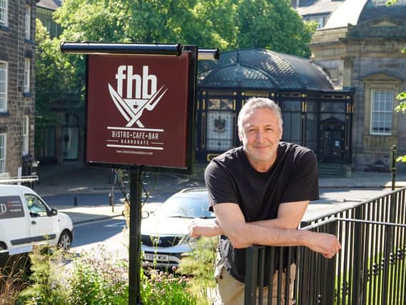 Supporting live music in Harrogate - Fashion House Bistro owner David Dresser who is presenting a line-up of musicians every Thursday and Sunday.