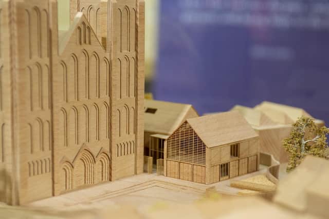 An architect's model for proposed extension plans at Ripon Cathedral. Picture Tony Johnson