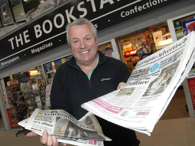 Harrogate newsagent Brian Moses: "Customers have been saddened by the decision to close, they have been really supportive and understand the situation."