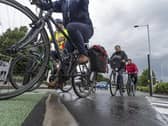 Once built the pop-up cycle lane will remain in place for six months and could become permanent if it proves to be a success.