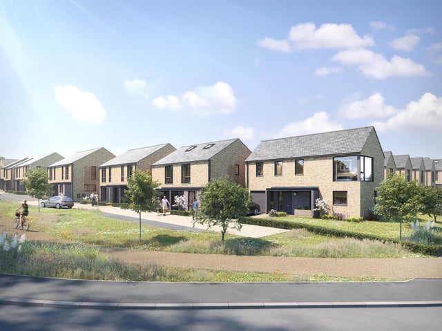 The Watling Grange development in Harrogate is a collection of two bedroom apartments and two, three, fourand five bedroom homes.
