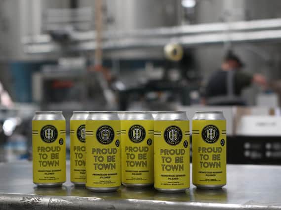 Harrogate Town football club has teamed up Roosters to produce a new ‘Proud To Be Town’ beer at the family firm's Harrogate brewery.