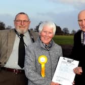 North Yorkshire County Council's Liberal Democrats group leader Coun Geoff Webber and Harrogate Lib Dem leader Coun Pat Marsh with Vince Cable, party leader from 2017-19.