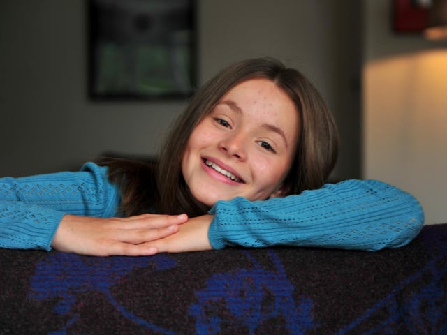 13-year-old Imogen Clawson stars in the new Channel 5 adaptation of All Creatures Great and Small.