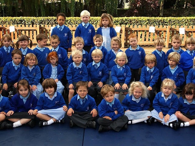 New starters at Pannal Primary School in 2006.